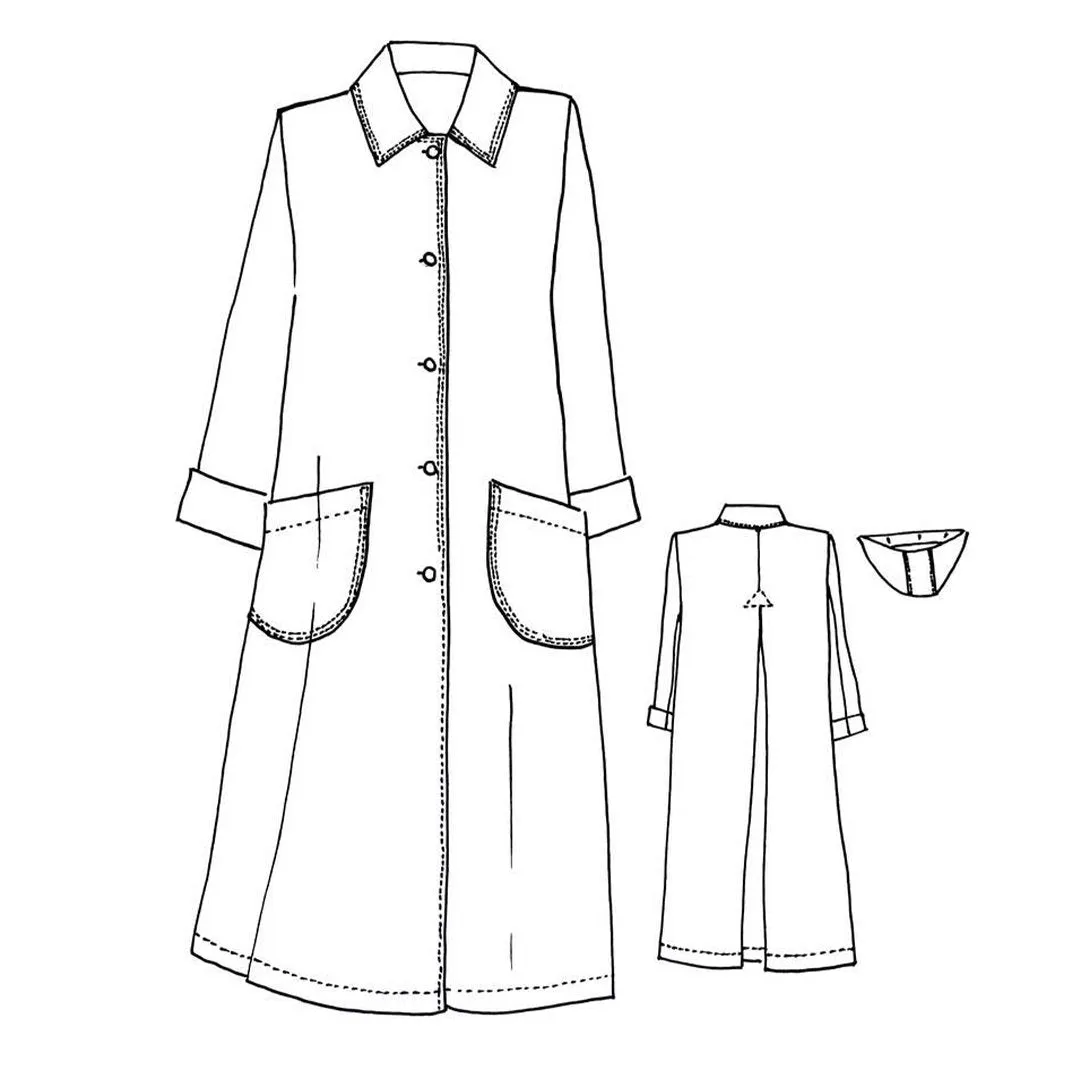 4229 Melbourne Trench Coat Pattern