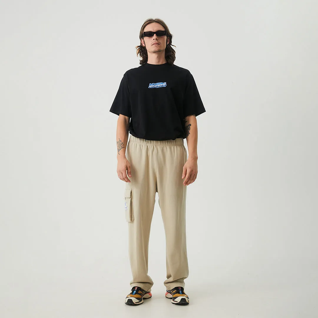 AFENDS Mens Chromed - Sweat Pants - Cement