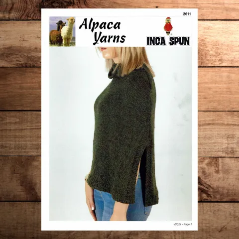 Alpaca Yarns Inca Spun 2611 -  Poncho