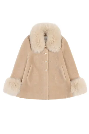 Anais - Teddy coat - Beige