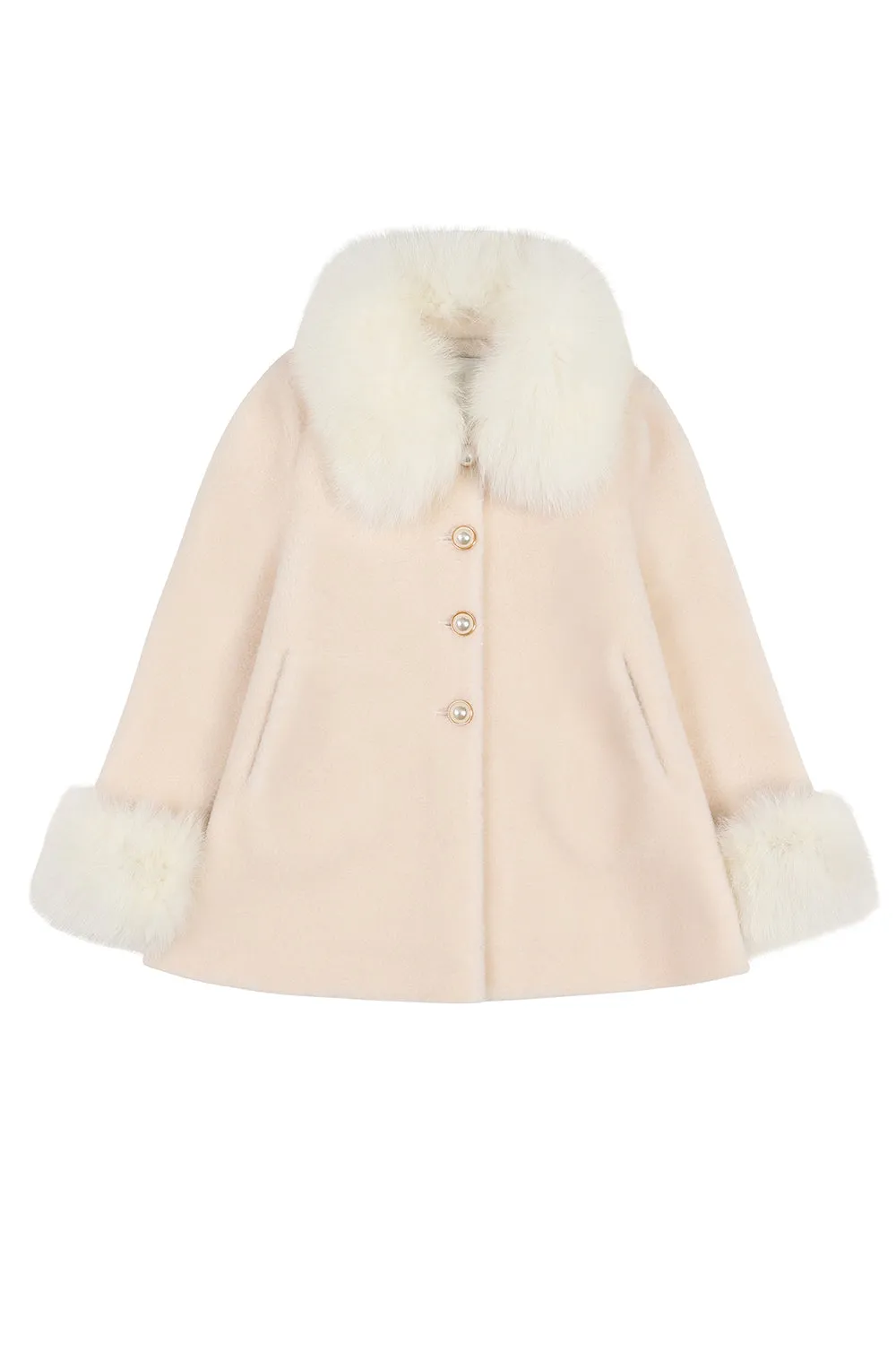 Anais - Teddy coat - Milk