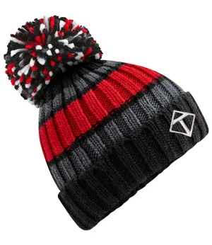 Black Cherry Pom-Pom Hat