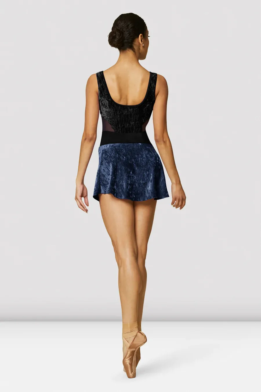 Bloch - Velvet Pull On Skirt - Adult (R1031) - Shadow (GSO)