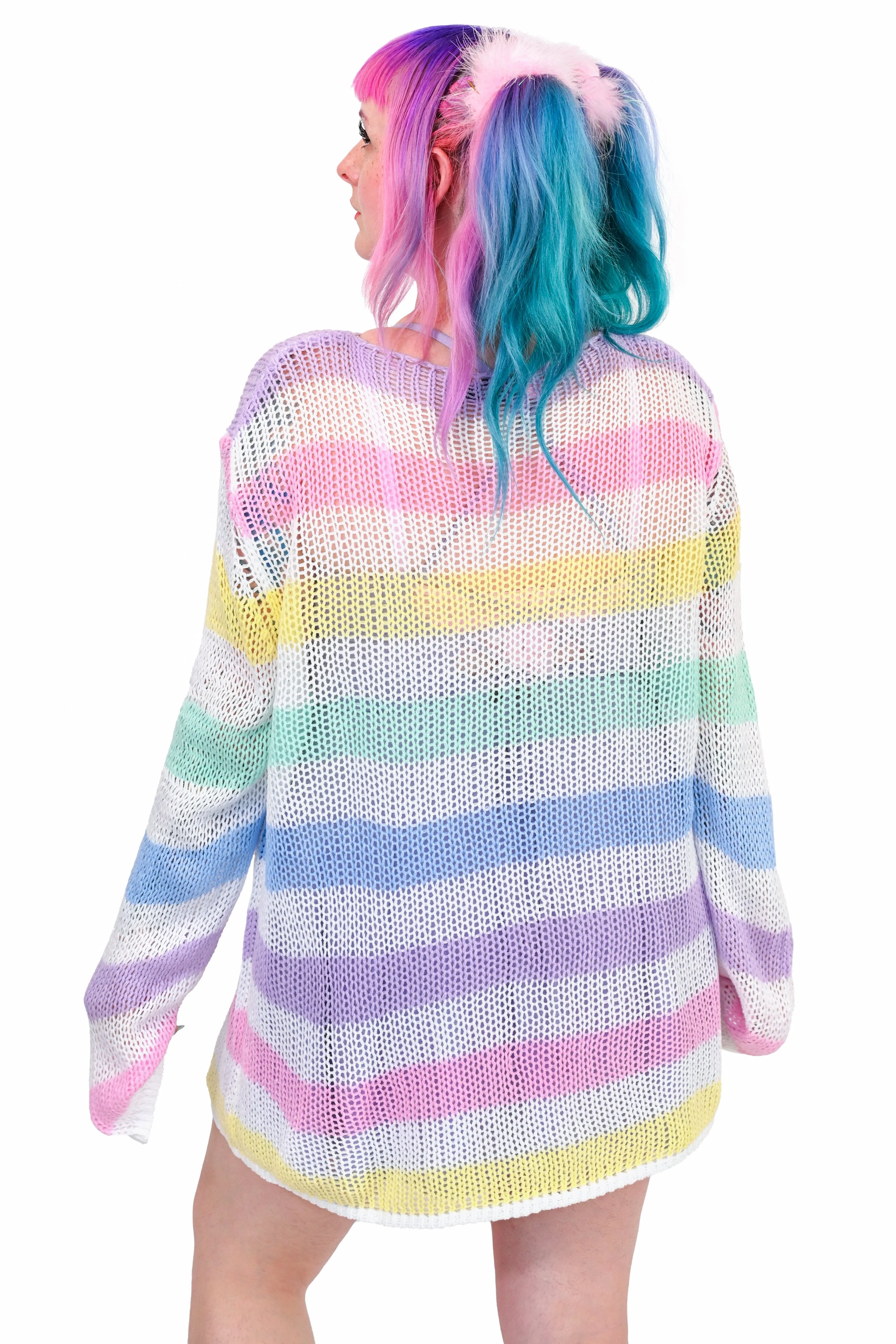 Candyfloss Loose Knit Pullover