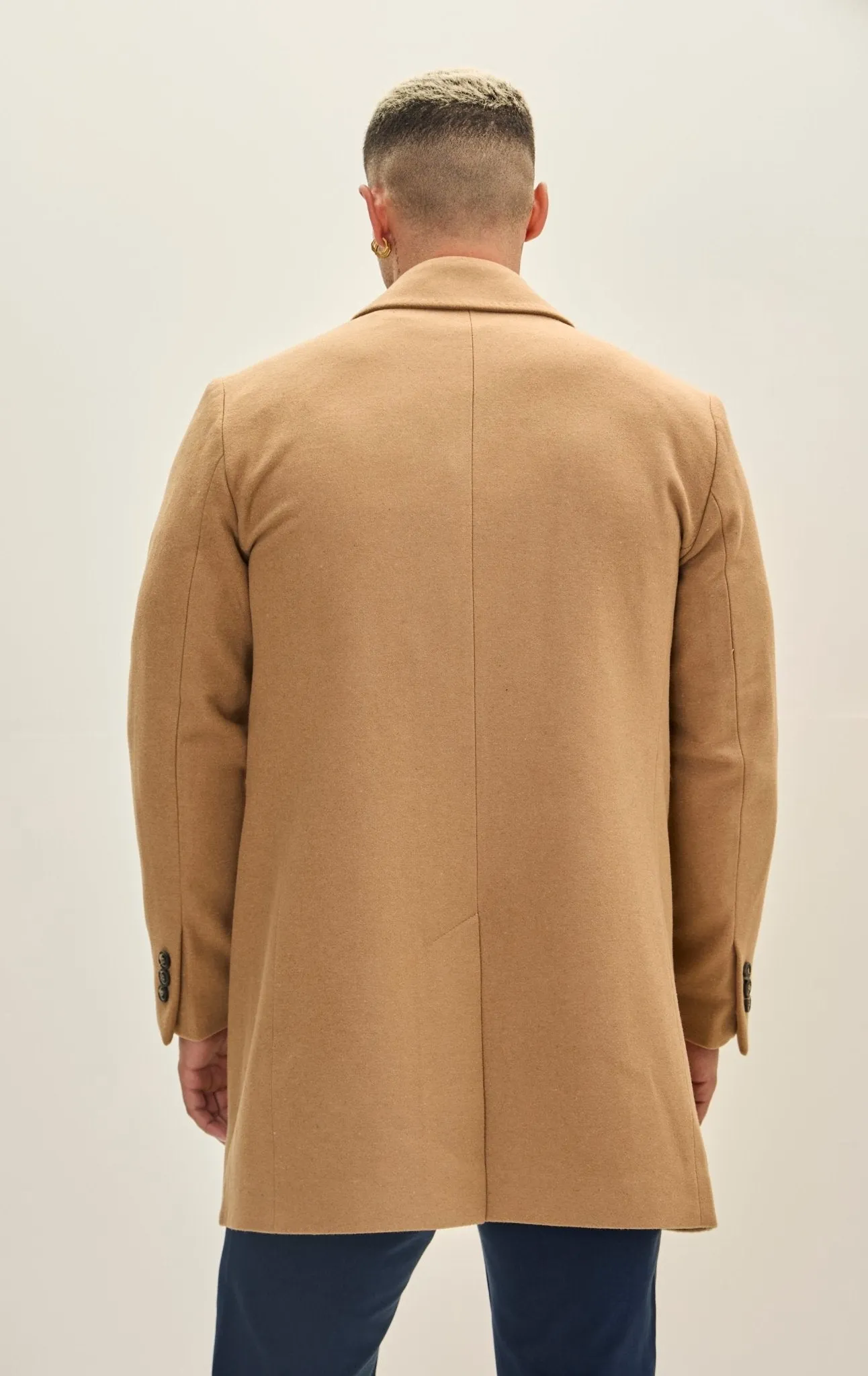 Classic Pea Coat - Camel