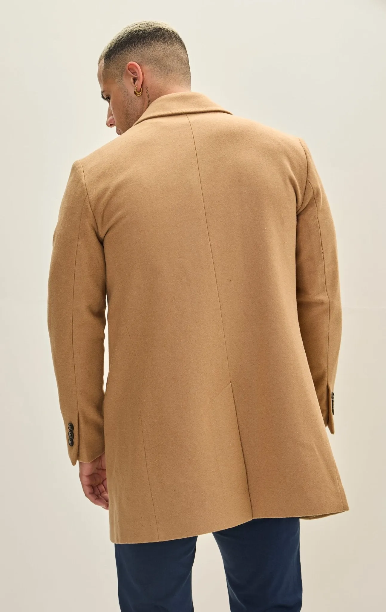 Classic Pea Coat - Camel