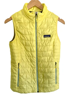 Cool Winter Canary Yellow Puffer Vest