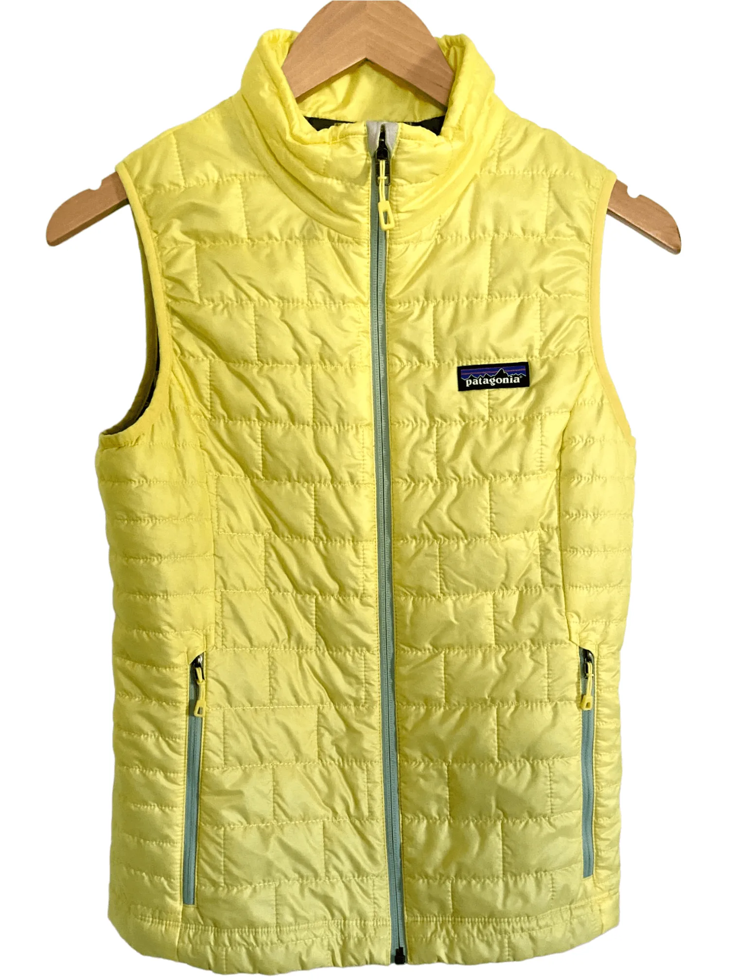 Cool Winter Canary Yellow Puffer Vest