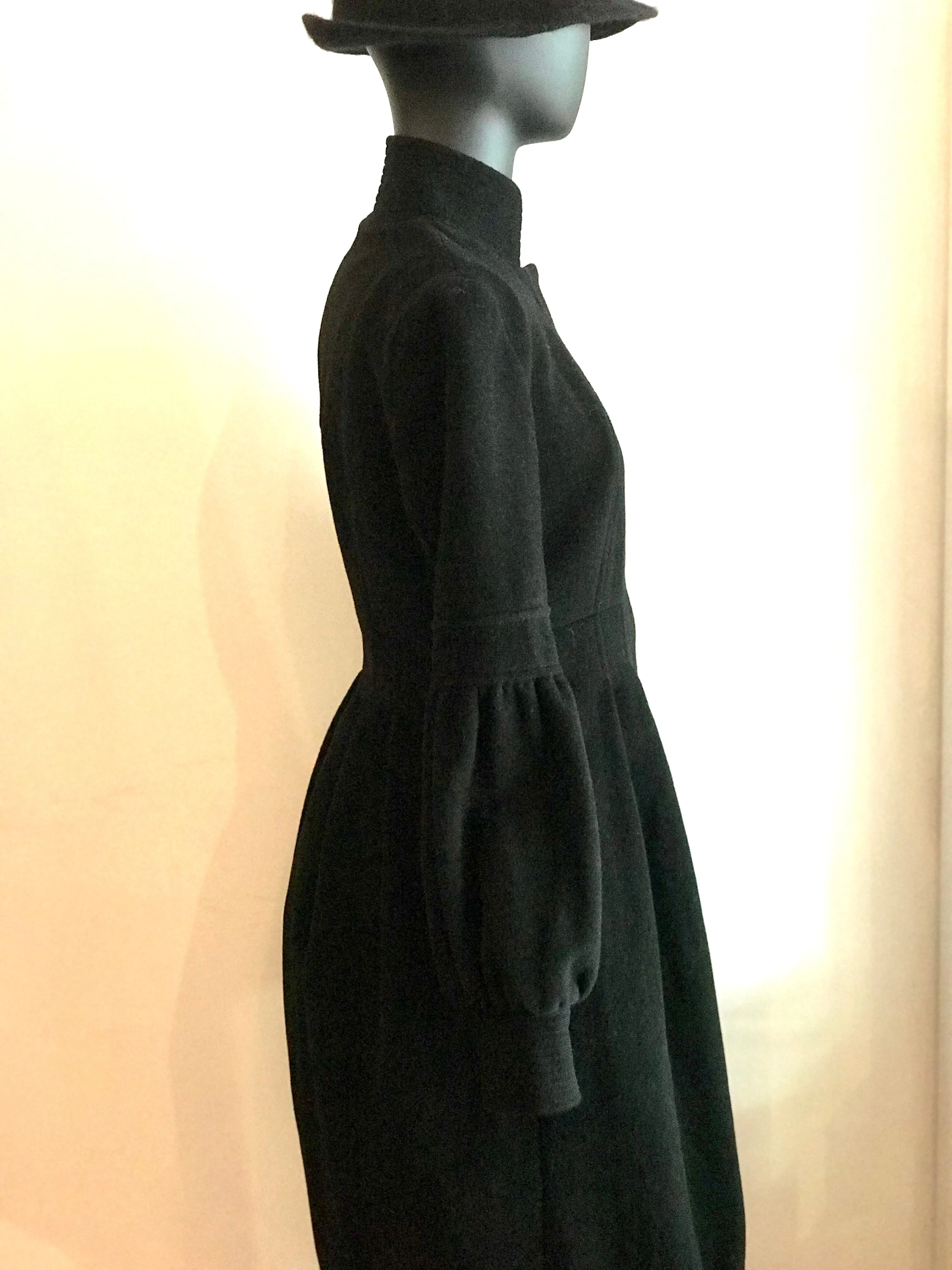 Dianne Von Furstenburg Black Coat