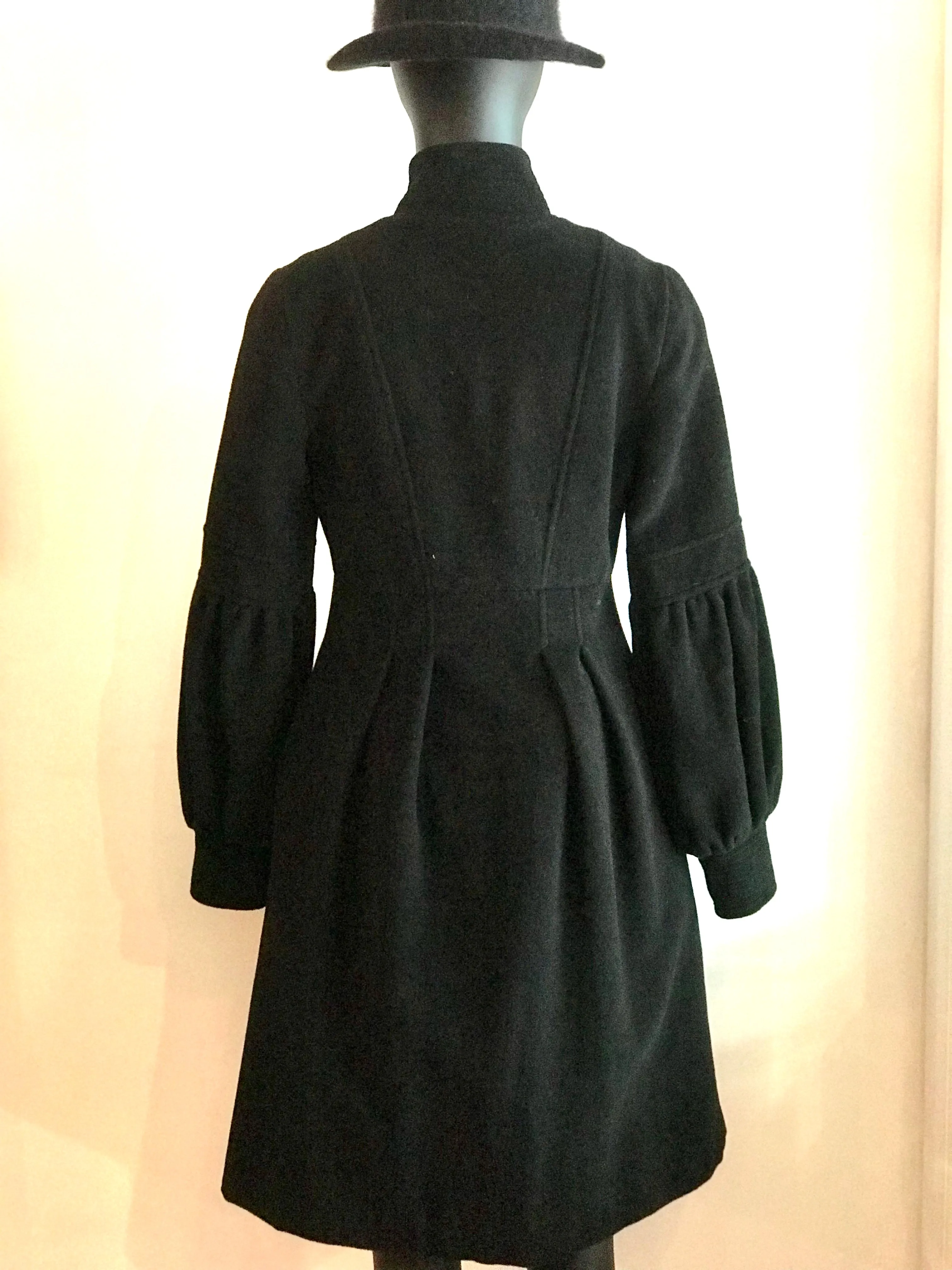 Dianne Von Furstenburg Black Coat