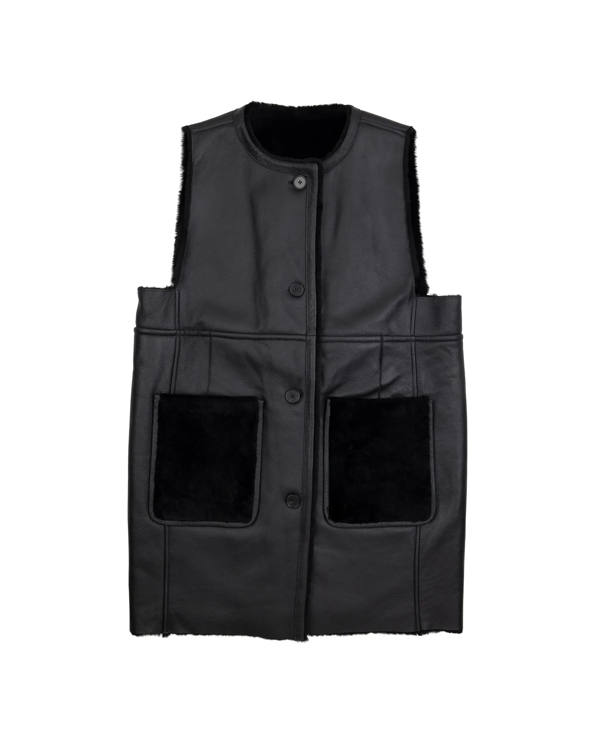 Double Face Merino Vest