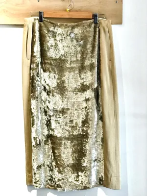 Dries Van Notten Gold Skirt