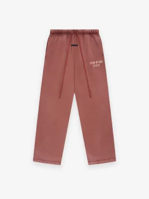 Fear of God Essentials Heavy Fleece Relaxed Sweatpants in Crimson