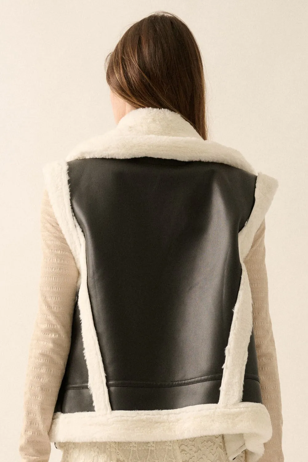 Furry Biker Vest