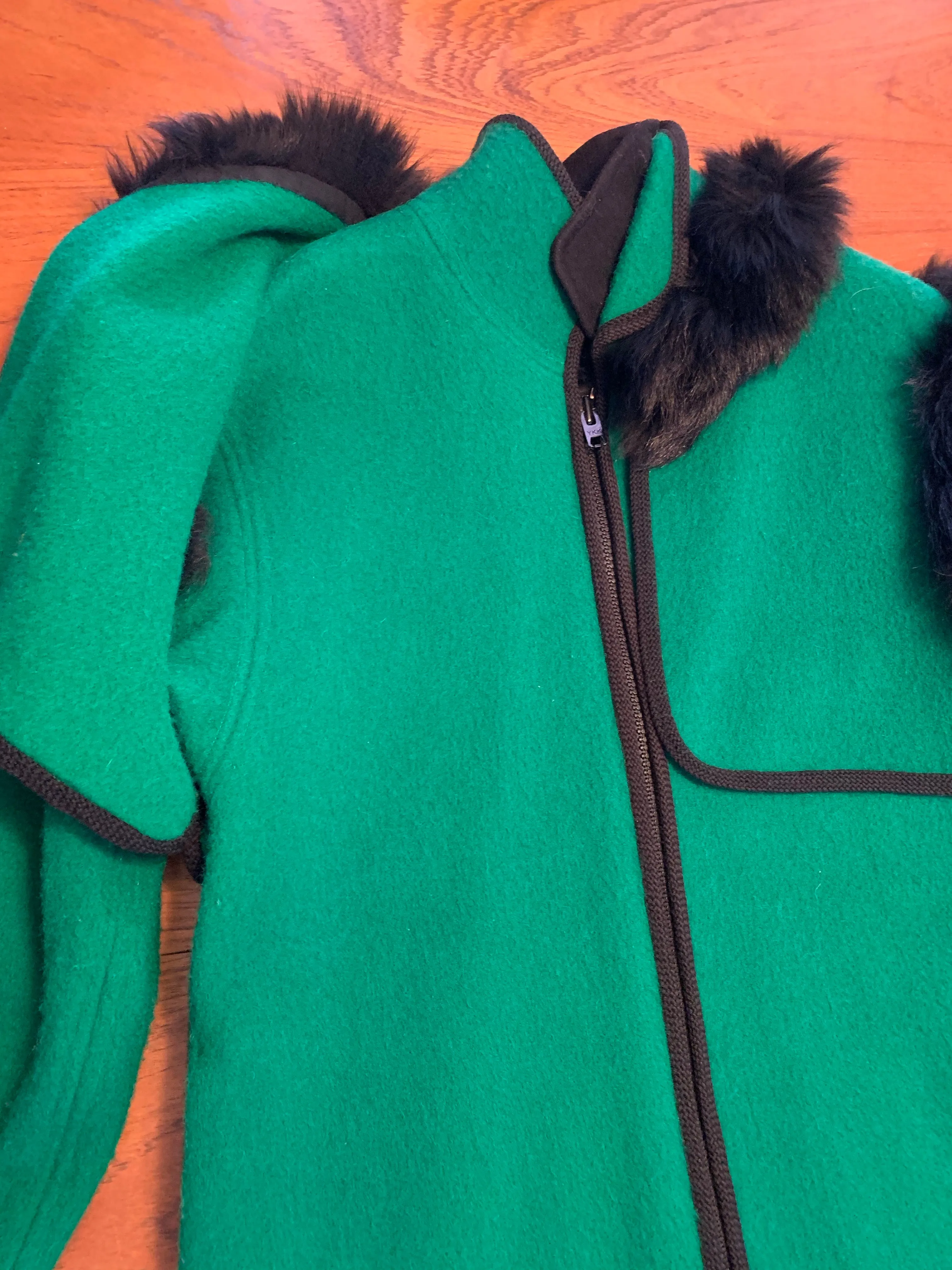 Green Parka with vest - Long