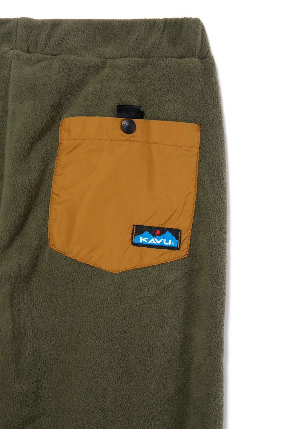 KAVU Men's Teannastay Fleece Pants - Leaf