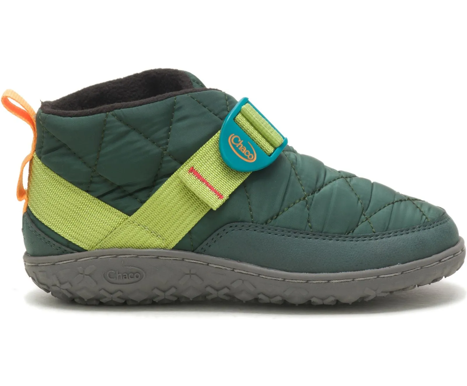 Kids Ramble Puff Slipper Boot -  Trekking Green