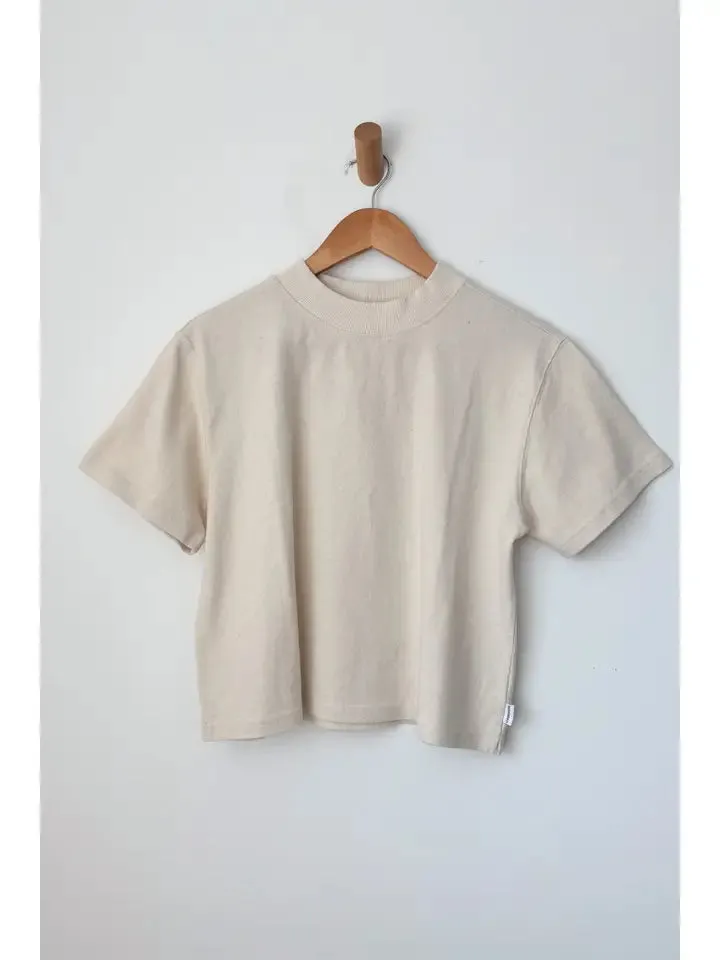 Le Bon Shoppe - Sunset Mock Neck Tee (Naturel)