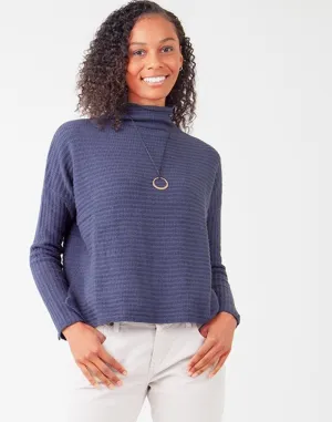 Livia Sweater : Navy Heather