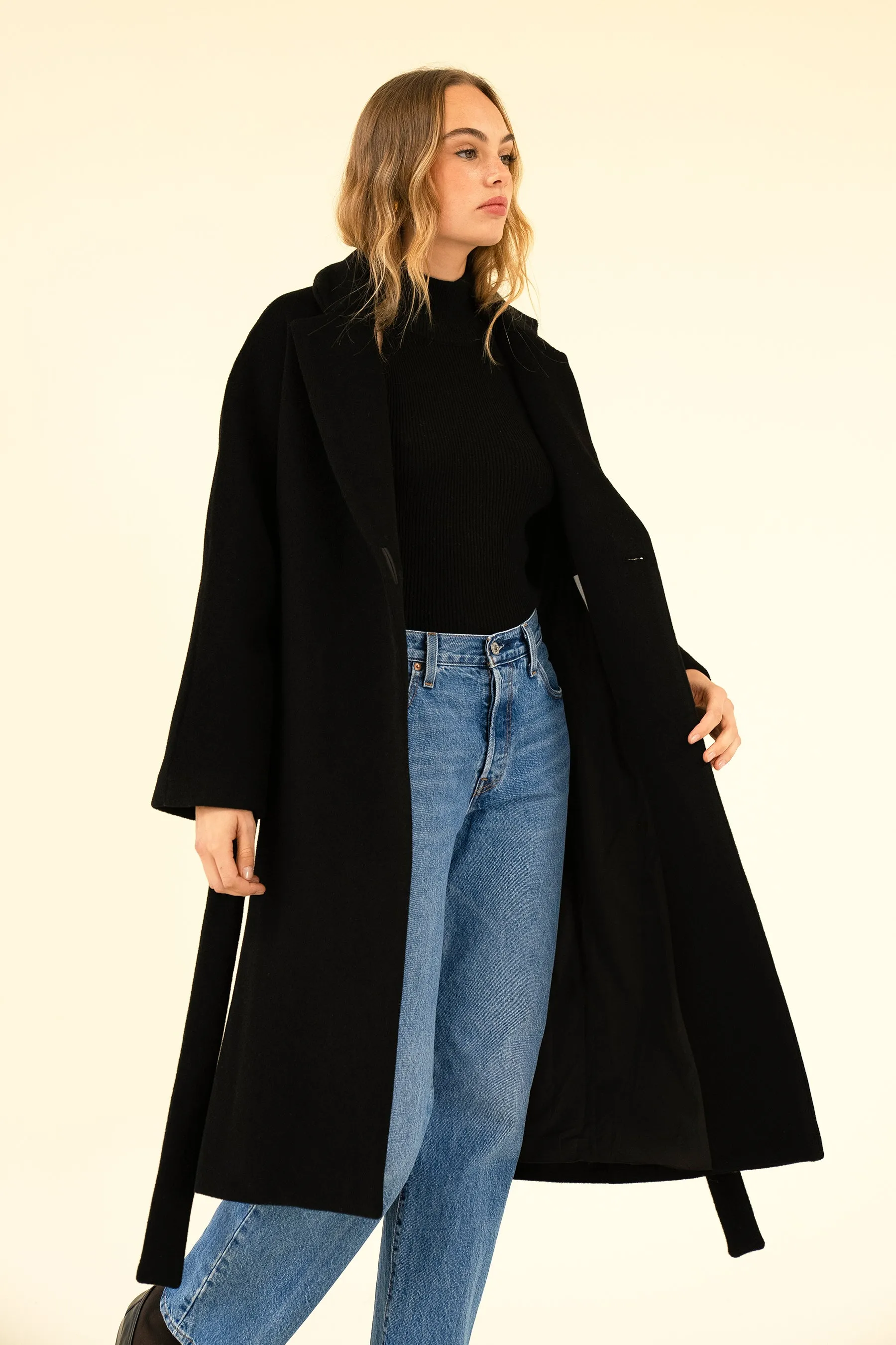 MABE COAT - NOIR