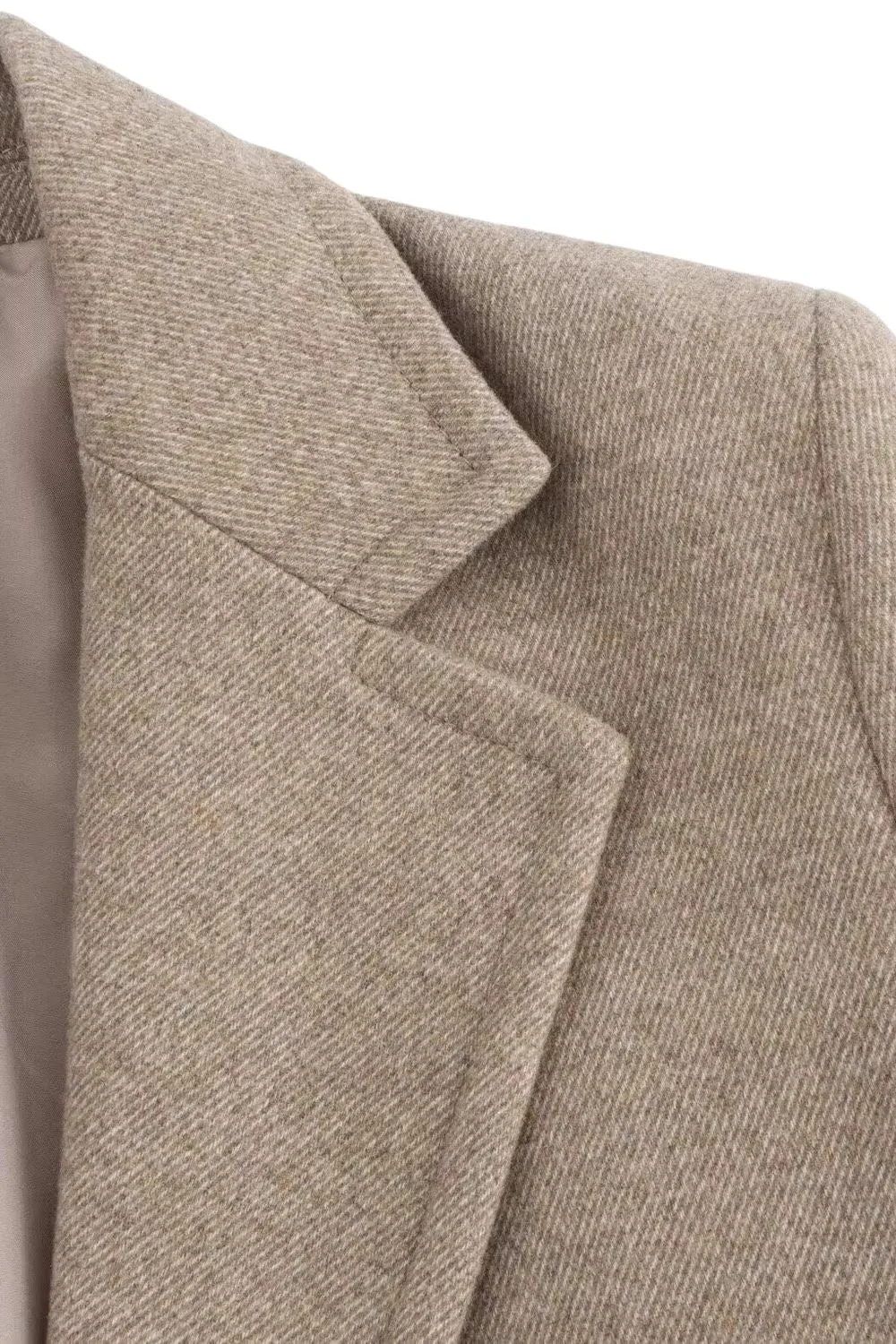 'Maya' Classic Soft Wool Blend Overcoat