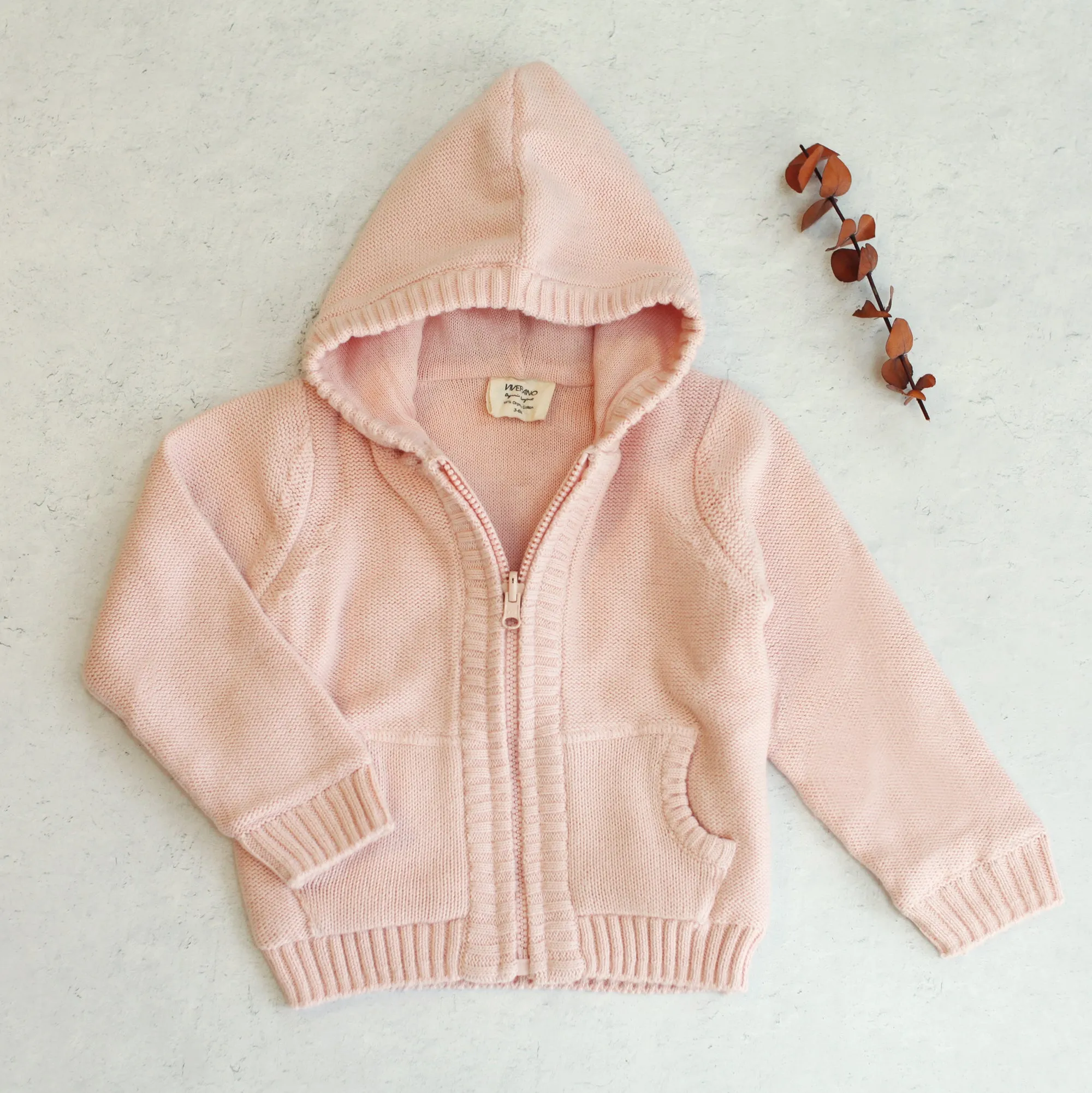 Milan Knit Zip Hoodie Jacket (4 Colors)