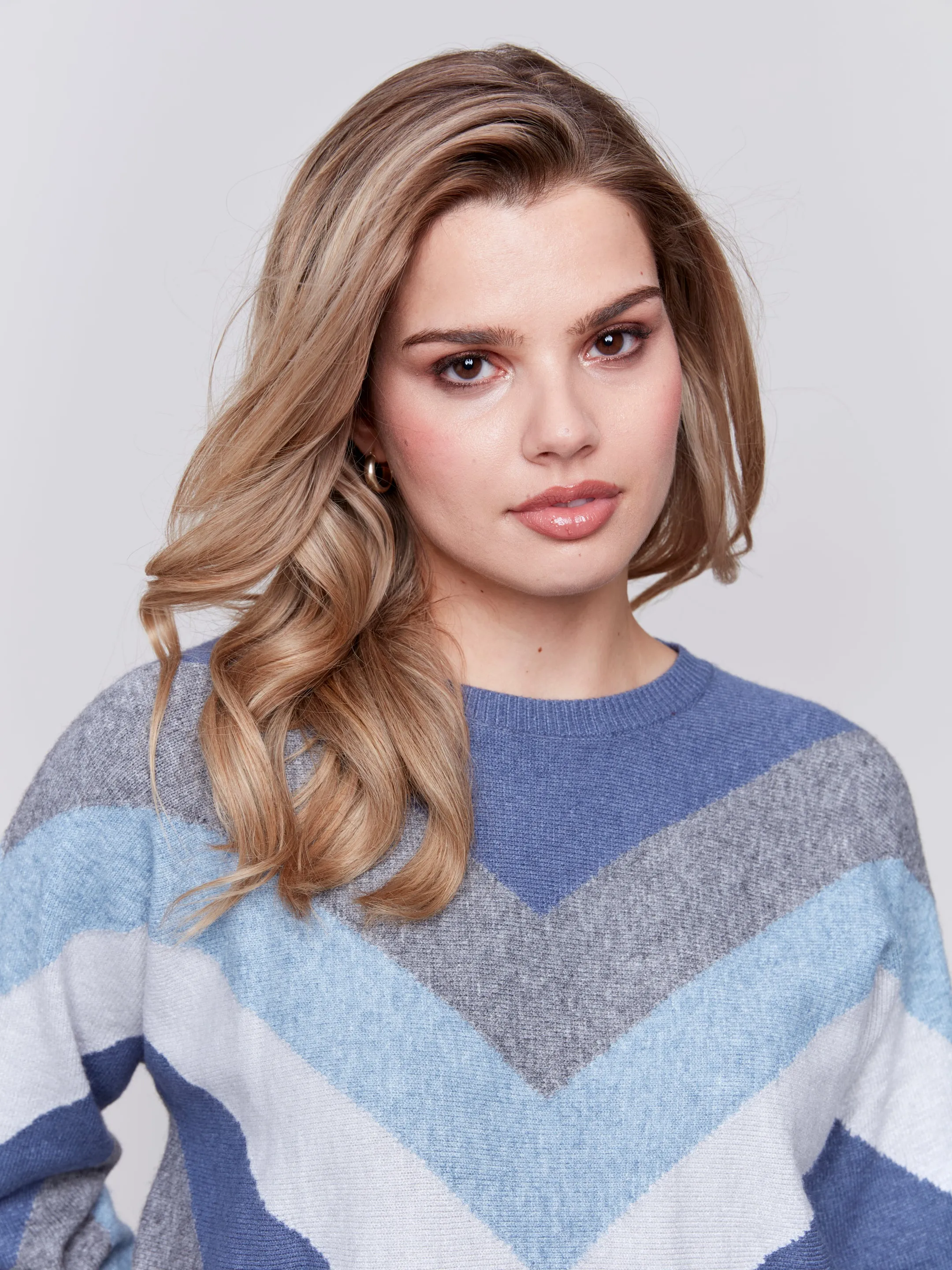 Mitered Stripes Sweater