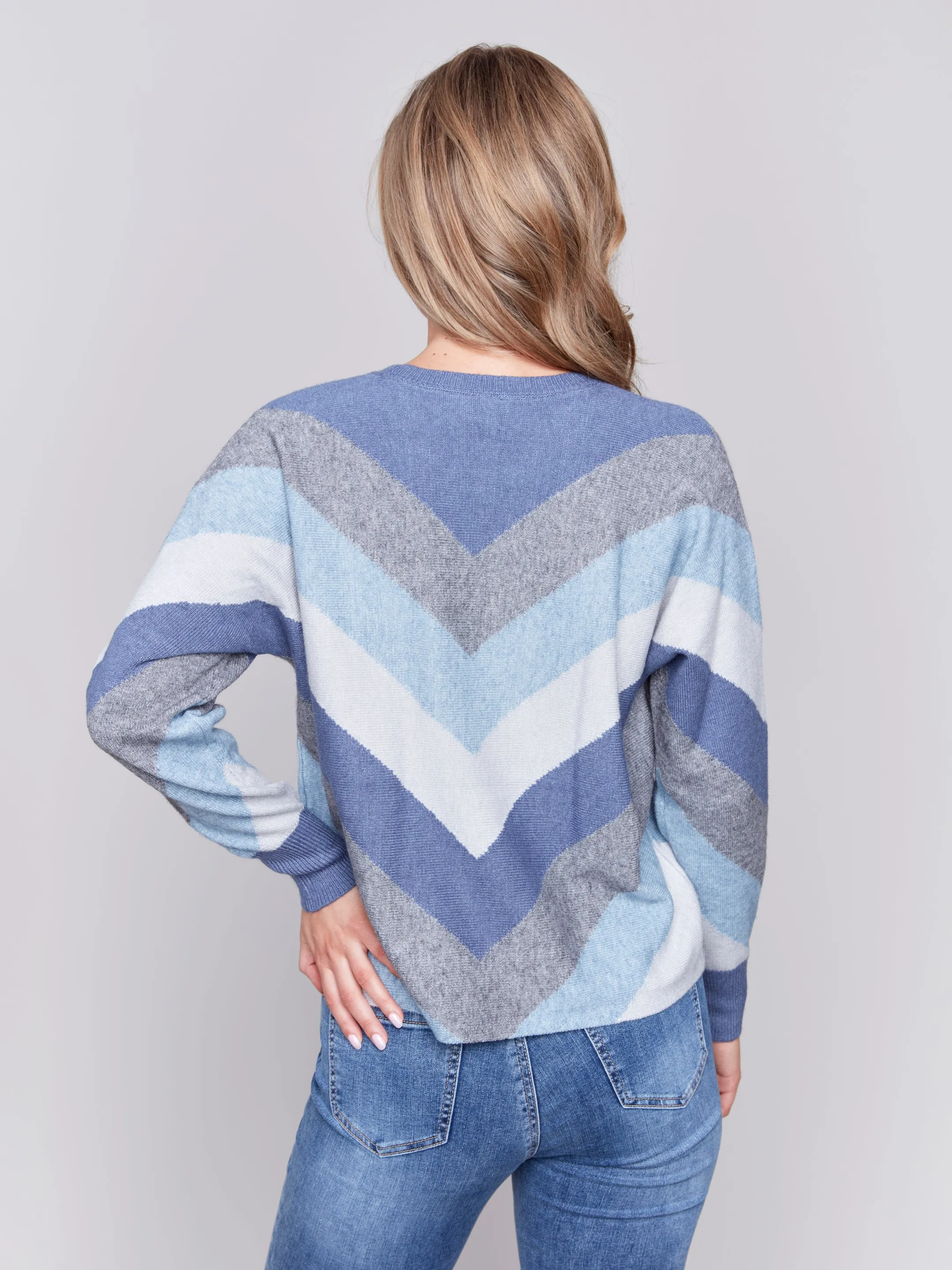 Mitered Stripes Sweater