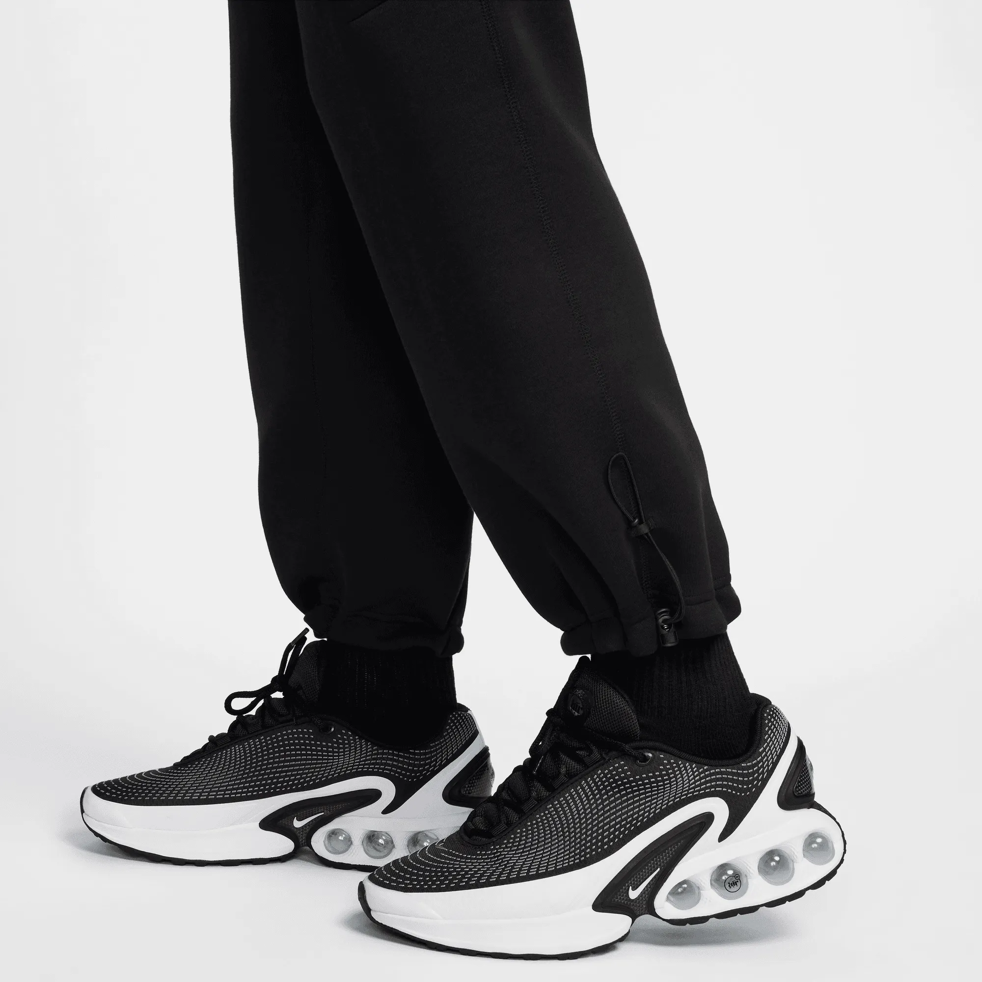 Nike Tech Fleece Black Open-Hem Pants