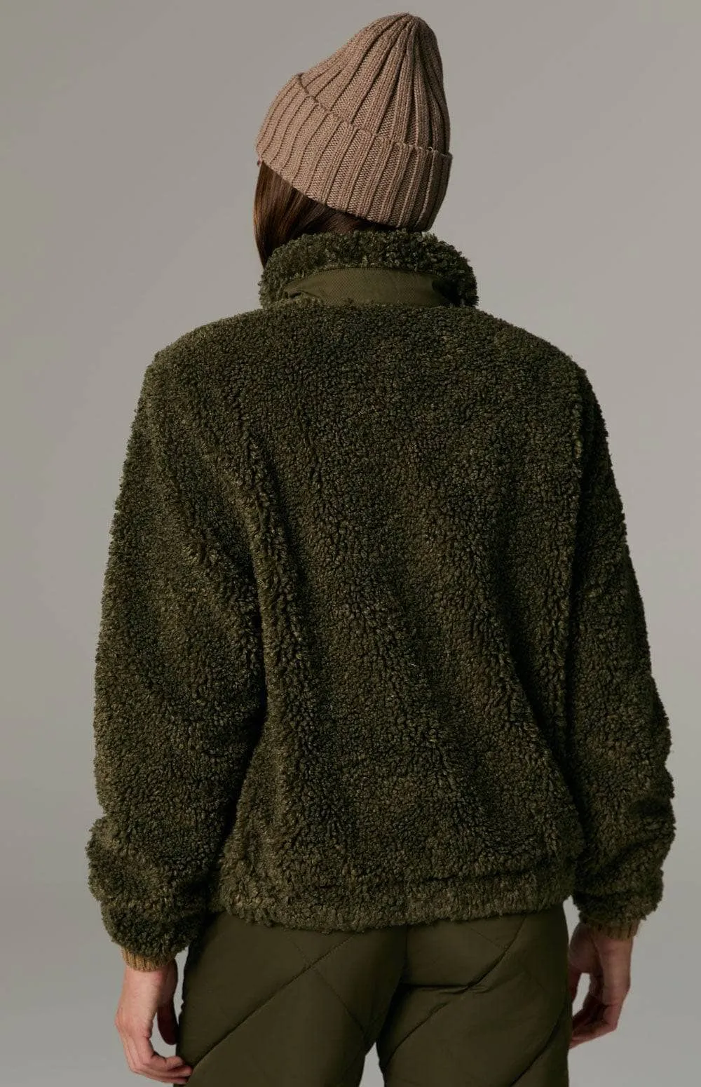 Noelle II Shearling Jacket | Dark Moss