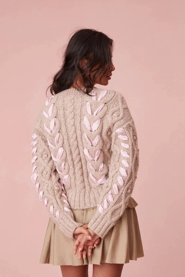 PARSON RIBBON PULLOVER SWEATER