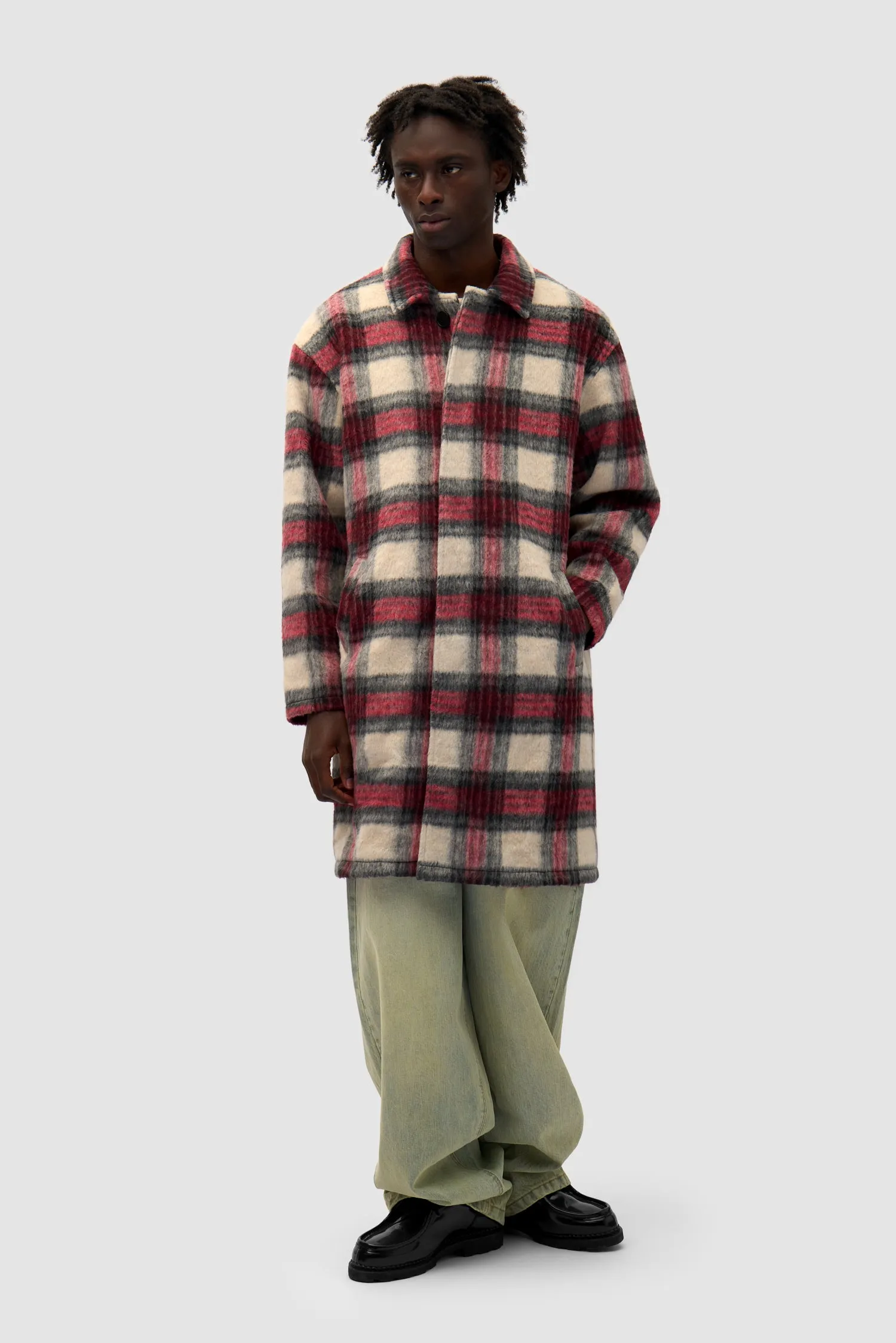 Plaid Coat - Plaid