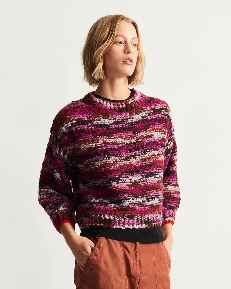 Raquel Allegra Highland Pullover Berry Multi