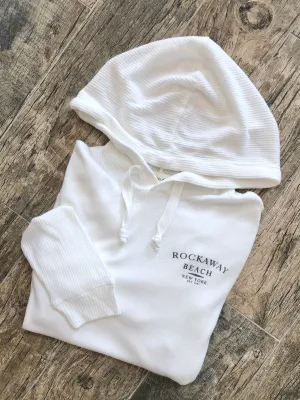 Rockaway Rib Hoodie - White