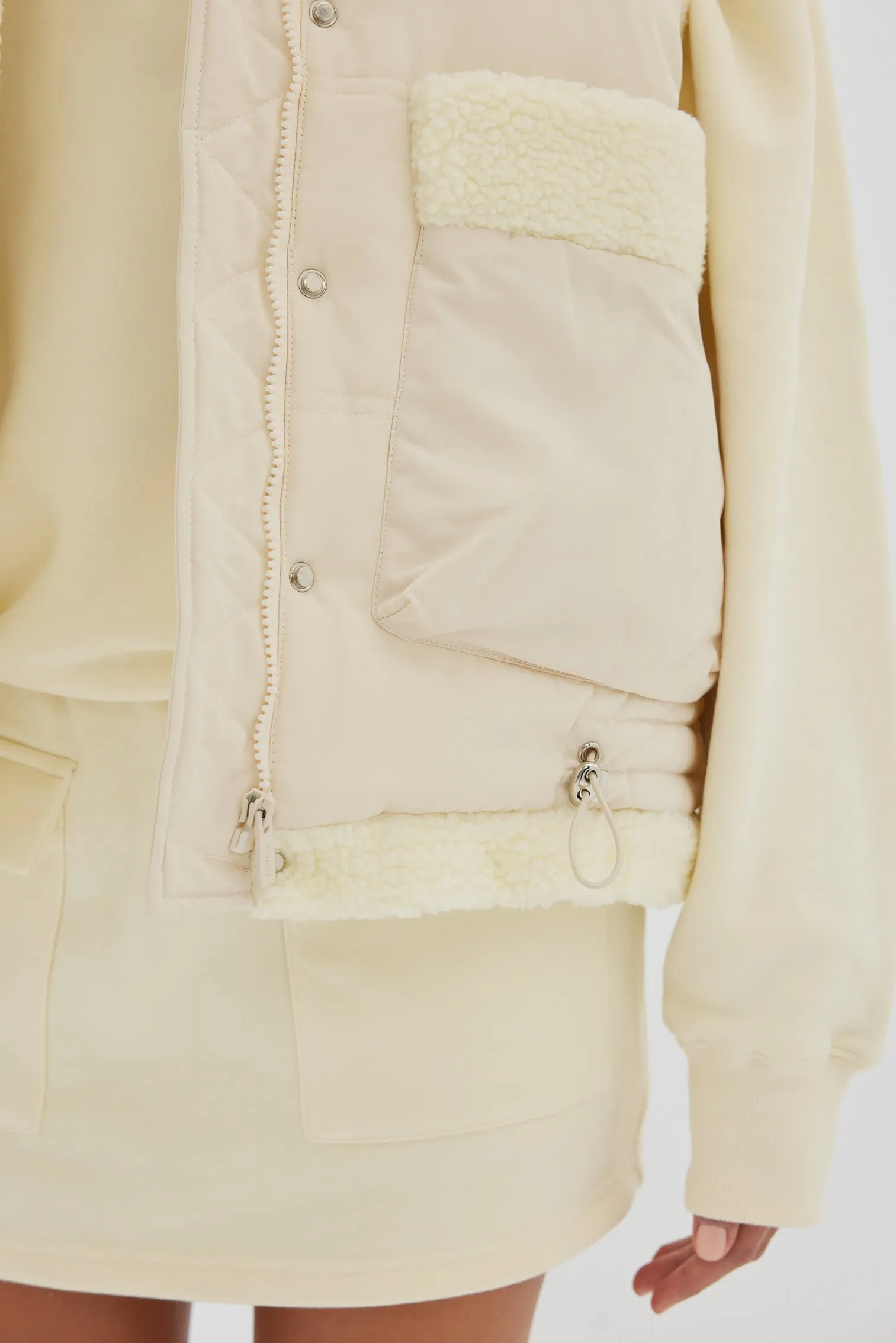 Shearling Vest - Ivory