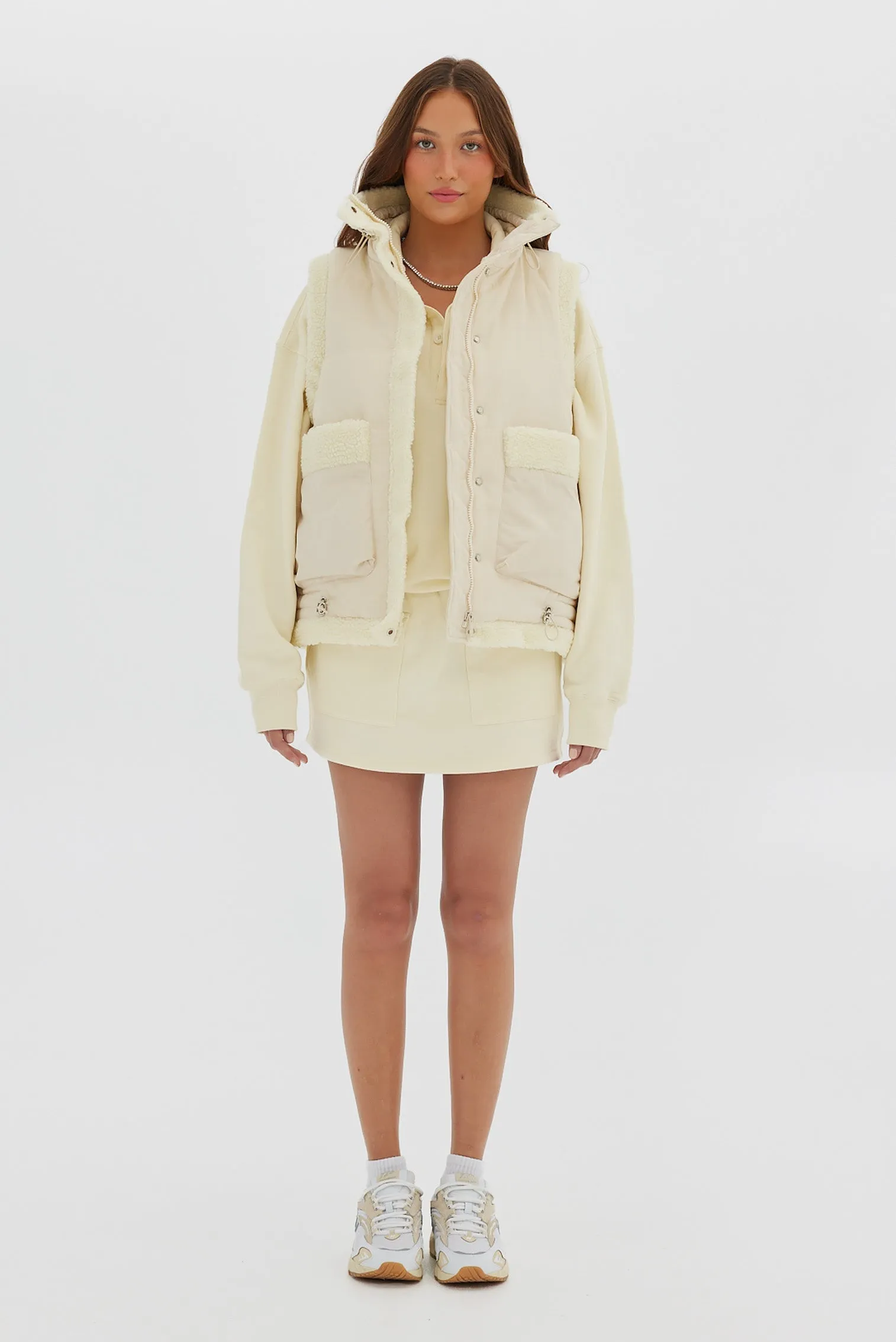 Shearling Vest - Ivory