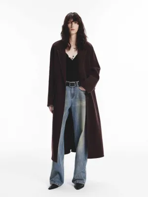 Single Breasted Wool Coat