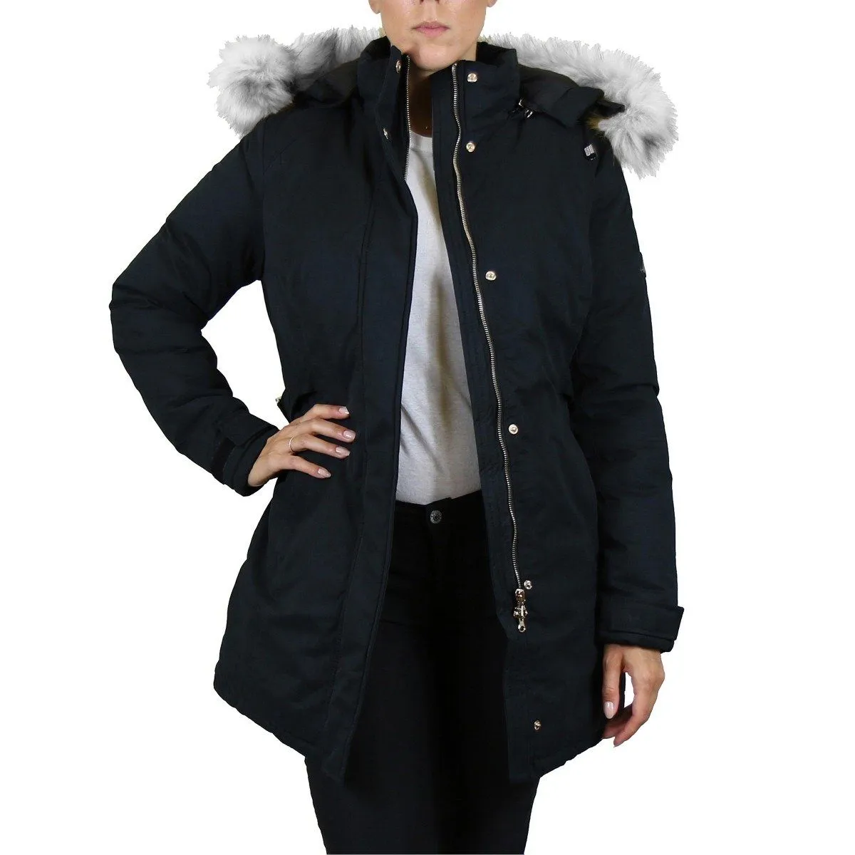 Spire By Galaxy Heavyweight Women's Parka with Hood