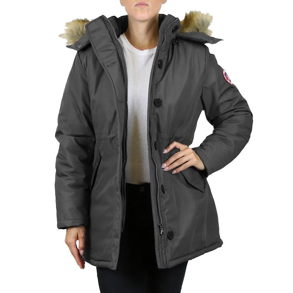 Spire By Galaxy Heavyweight Women's Parka with Hood