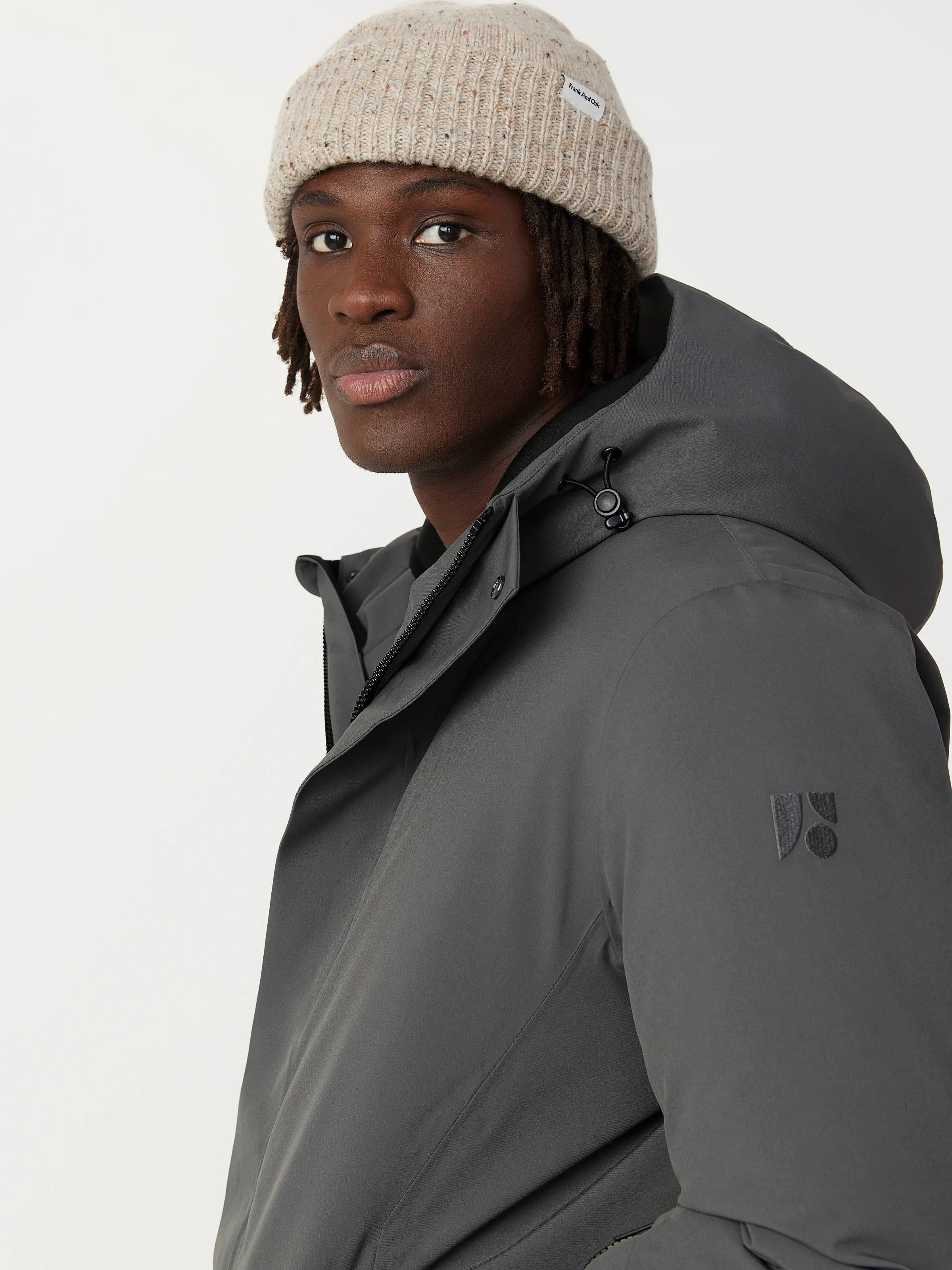 The Capital Parka in Dark Grey