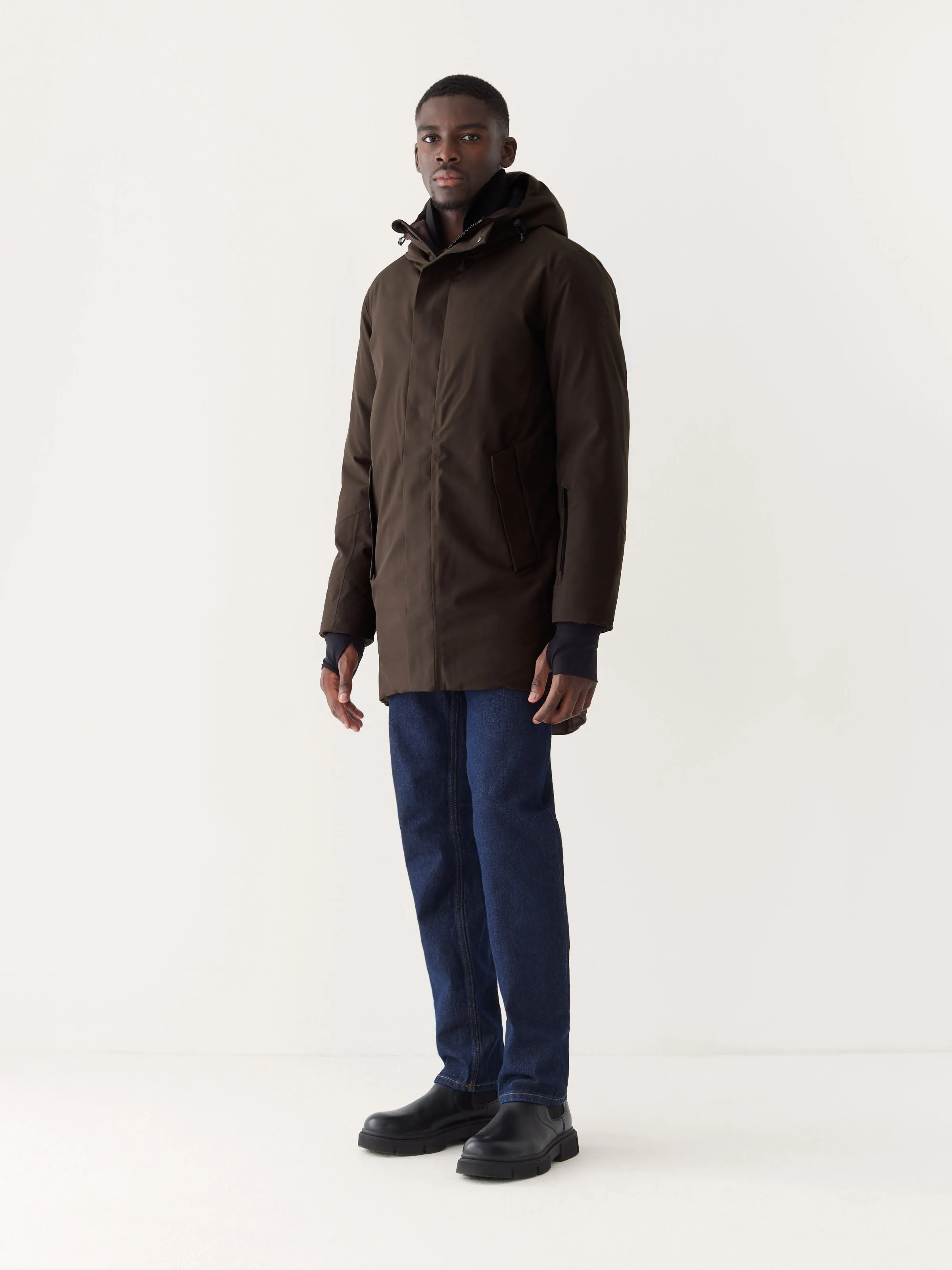 The Capital Parka in Espresso