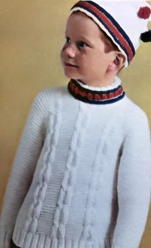 Tot's Pullover and Toque Pattern