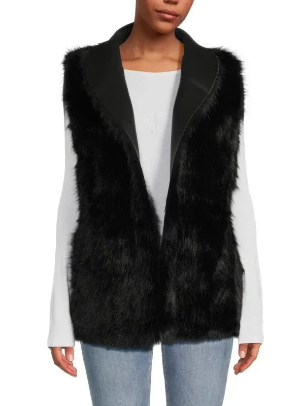 VERONA - Reversible Faux Shearling Vest