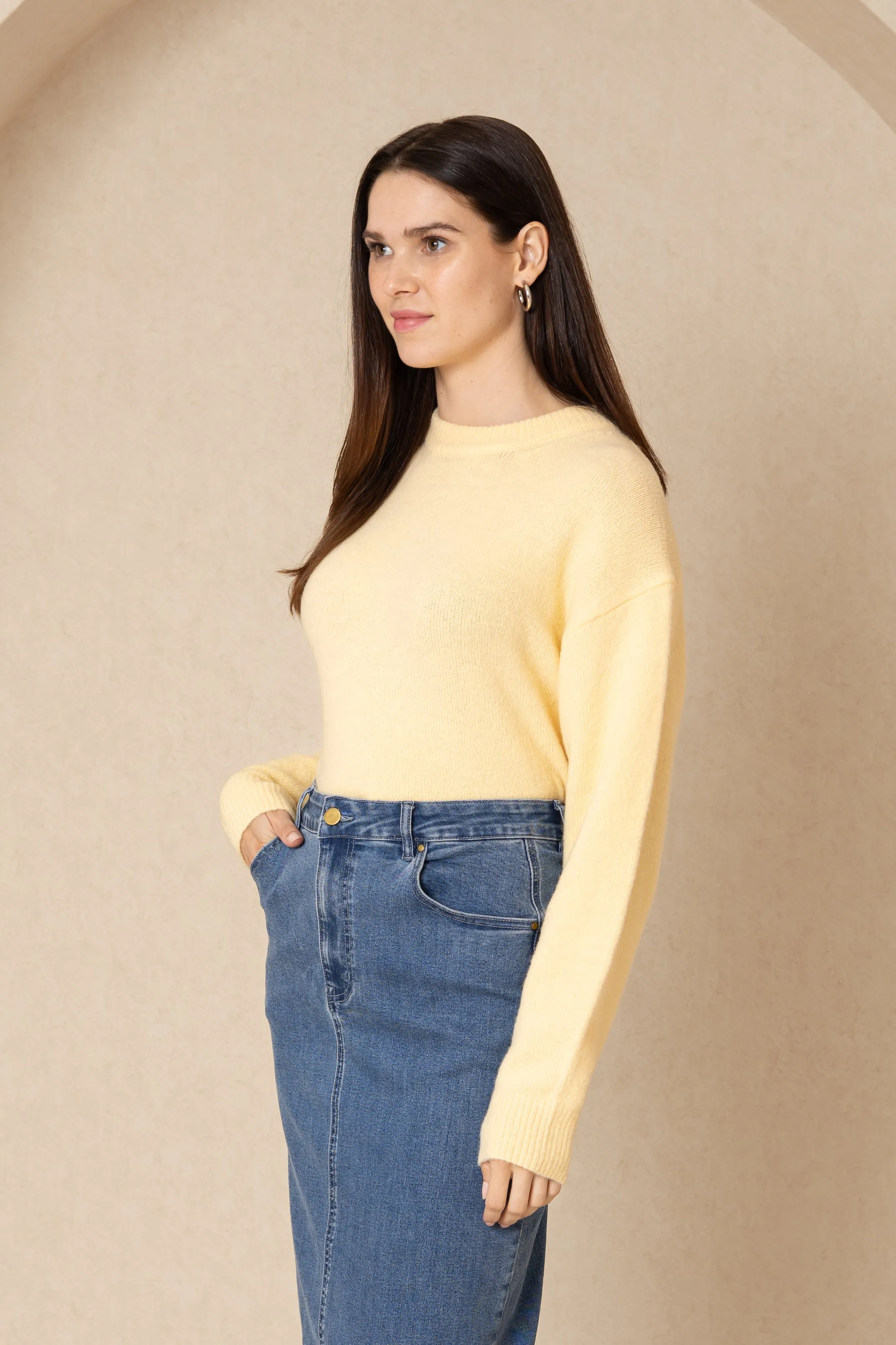 Yellow Oversized Sweater