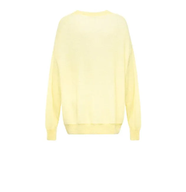 YES BY YESIR Fall/Winter Knitted Jumper Wool Mohair pullover - Auiy